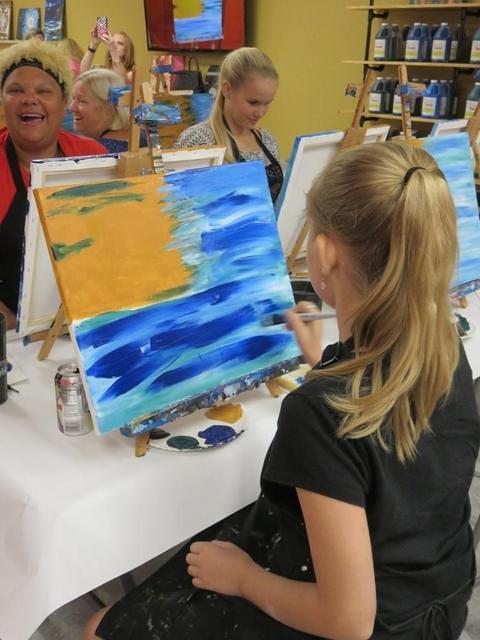 Christine - LOH Painting With A Twist 04-12-2016 (11)
