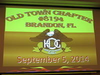 September 5, 2014 Chapter Meeting